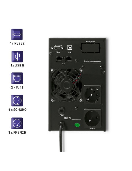 Zasilacz Qoltec 53042 (Mt  1000Va)