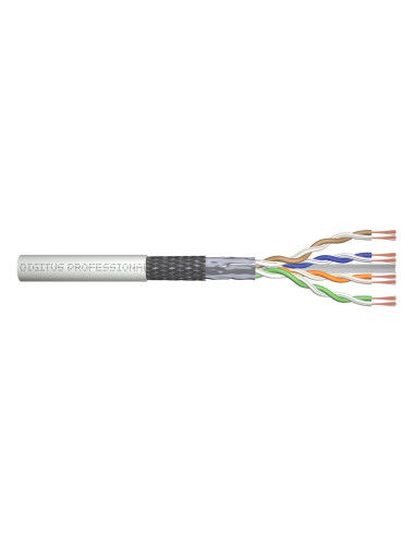 Kabel Typu Linka Digitus  Kat.6, Sf/Utp, Awg 26/7,Lsoh, 305M, Szary, Szpula