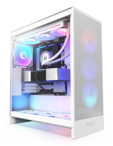 Nzxt Obudowa H7 Flow Rgb Midi Tower Z Oknem Biała (2024)