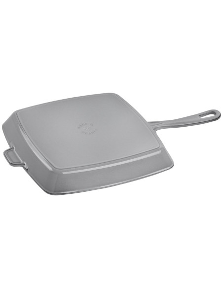Kwadratowa Patelnia Żeliwna Grillowa Staub 40501-109-0 - Grafitowa 30 Cm