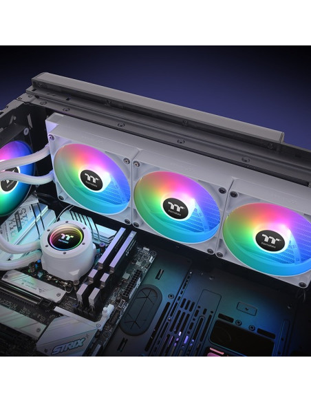 Thermaltake Th420 V2 Argb Płyta Główna Zestaw Do Chłodzenia Płynami Biały 1 Szt.