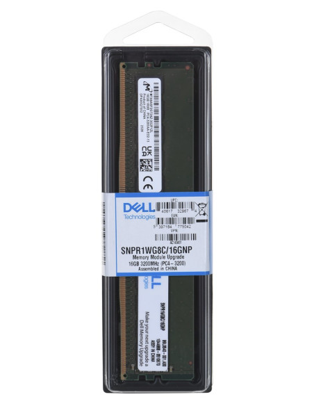 Dell 16Gb Ddr4 Udimm 3200Mhz 1Rx8 Ecc Memory Upgrade For Pe T150/T350/R250/R350