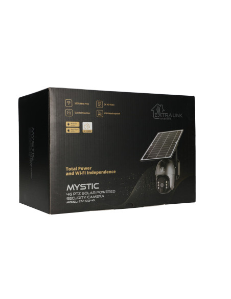 Extralink Kamera Mystic 4G Ptz Z Panelem Solarnym