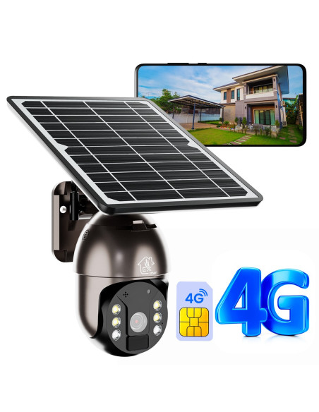 Extralink Kamera Mystic 4G Ptz Z Panelem Solarnym