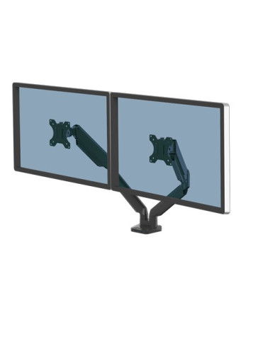 Fellowes Ergonomia Ramię Na 2 Monitory - Seria Platinum, Czarne