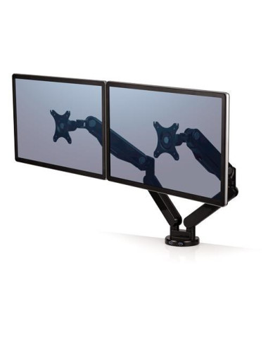 Fellowes Ergonomia Ramię Na 2 Monitory - Seria Platinum, Czarne