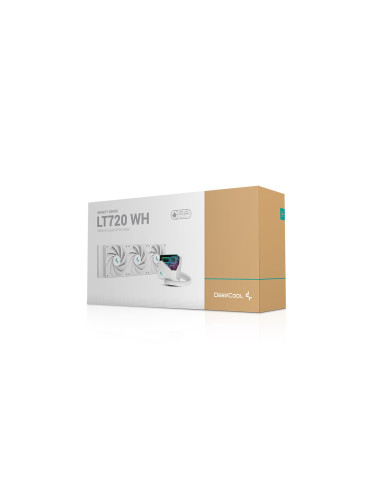 Deepcool Lt720 Wh Procesor Chłodnica Cieczy All-In-One 12 Cm Biały 1 Szt.
