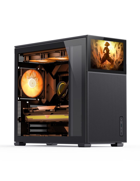 Jonsbo D41 Mesh Screen Atx Tempered Glass - Black