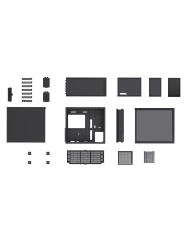 Jonsbo D41 Mesh Screen Atx Tempered Glass - Black