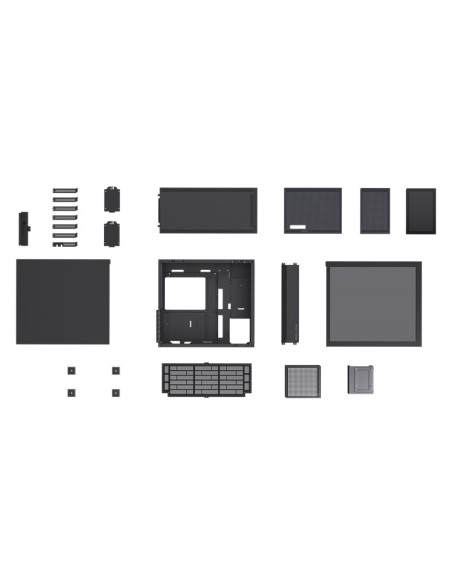 Jonsbo D41 Mesh Screen Atx Tempered Glass - Black