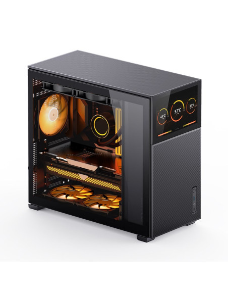 Jonsbo D41 Mesh Screen Atx Tempered Glass - Black