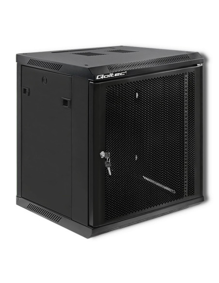 Qoltec Szafy Rack 19" | 12U | 600X635X600 | Perforowane Drzwi