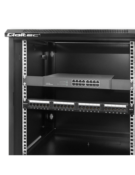 Qoltec Szafy Rack 19" | 12U | 600X635X600 | Perforowane Drzwi