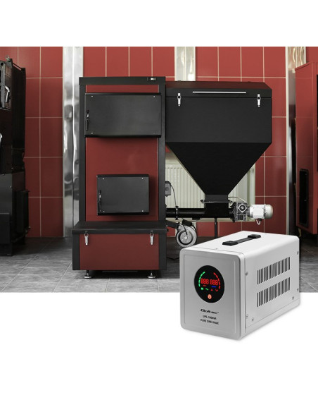 Qoltec Zasilacz Awaryjny Pure Sine Wave Ups | 1000Va | 700W | Szary