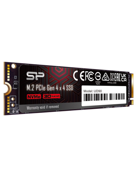 Ssd Silicon Power 2Tb Ud90 Nvme 4.0 Gen4 Pcie M.2