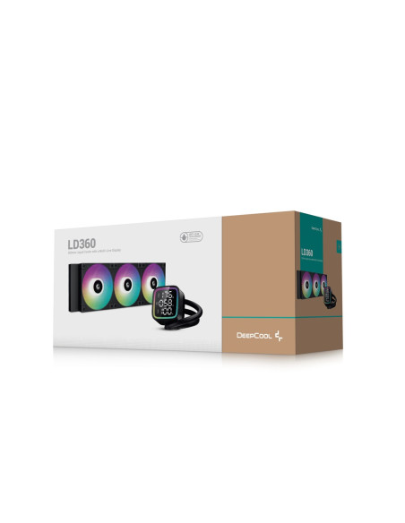 Deepcool Ld360 Procesor Chłodnica Cieczy All-In-One 12 Cm Czarny 1 Szt.
