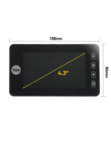 Elektroniczny Wizjer Drzwiowy Yale 5800 Digital Door Viewer 4,3"