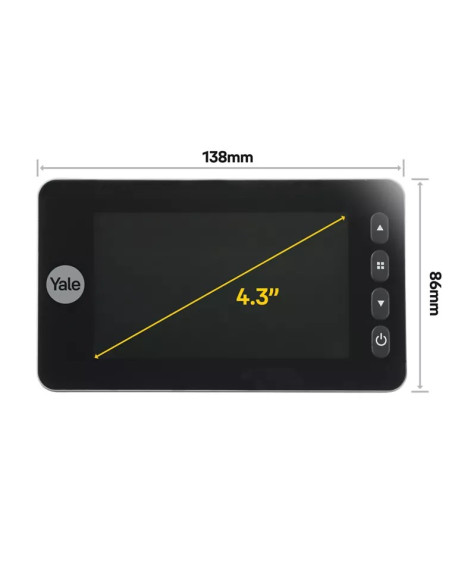 Elektroniczny Wizjer Drzwiowy Yale 5800 Digital Door Viewer 4,3"