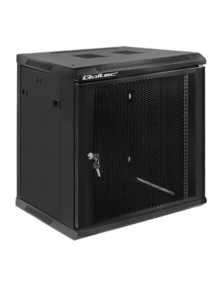 Qoltec Szafa Rack 19" | 12U | 600X635X450 | Perforowane Drzwi