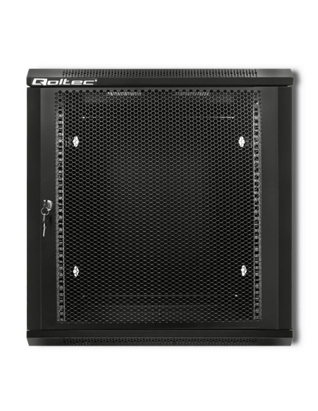 Qoltec Szafa Rack 19" | 12U | 600X635X450 | Perforowane Drzwi
