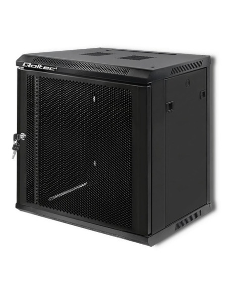 Qoltec Szafa Rack 19" | 12U | 600X635X450 | Perforowane Drzwi
