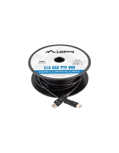 Lanberg Kabel Hdmi M/M V2.1 100M 8K Optyczny Aoc