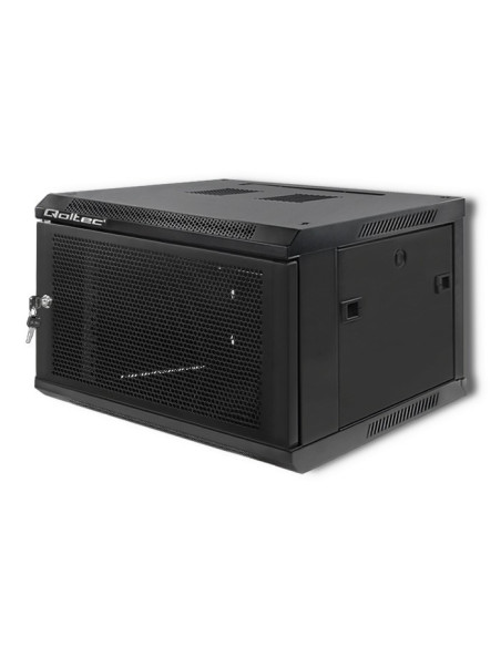 Qoltec Szafa Rack 19" | 6U | 600X370X600 | Perforowane Drzwi