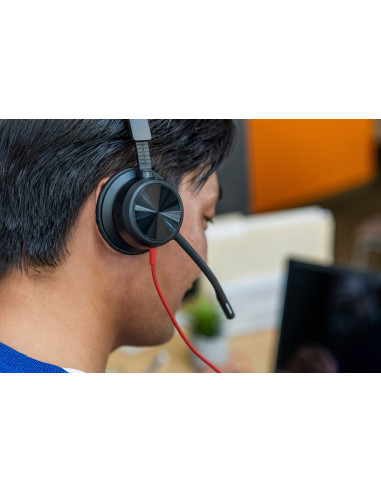 Zestaw Słuchawkowy Poly Blackwire 8225 Microsoft Teams Certified Stereo Usb-C Headset + Usb-C/A Adapter 8X225Aa