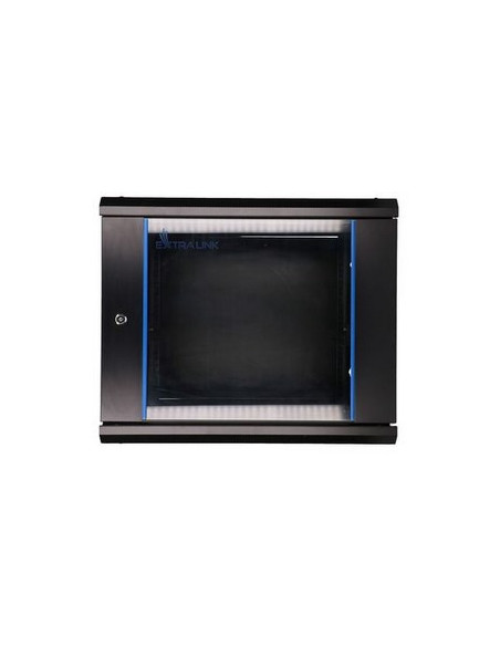 Extralink 9U 600X600 Czarna Szafa Rack Montowan
