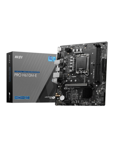 Msi Pro H610M-E Płyta Główna Intel H610 Lga 1700 Micro Atx