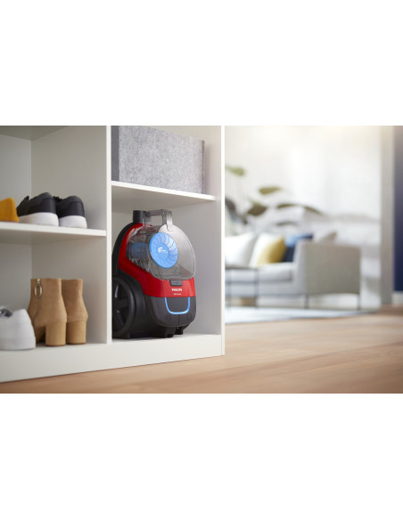 Odkurzacz Bezworkowy Philips Fc9330/09 (650W  Kolor Czarny, Kolor Czerwony)