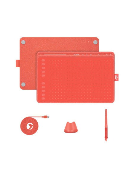 Tablet Graficzny Huion Hs611 Red
