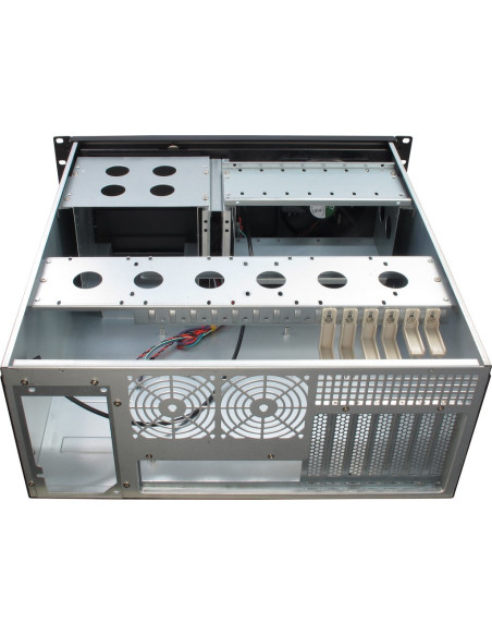 Inter-Tech Ipc 4U-4088-S Stojak Czarny