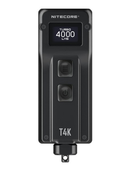 Nitecore T4K Latarka Czarny Latarka Brelok Led