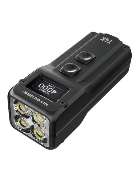 Nitecore T4K Latarka Czarny Latarka Brelok Led