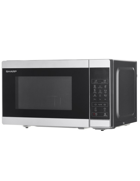 Kuchenka Mikrofalowa Sharp Yc-Mg02E-S (800W  20L  Kolor Srebrny)