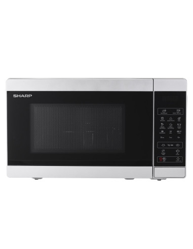 Kuchenka Mikrofalowa Sharp Yc-Mg02E-S (800W  20L  Kolor Srebrny)
