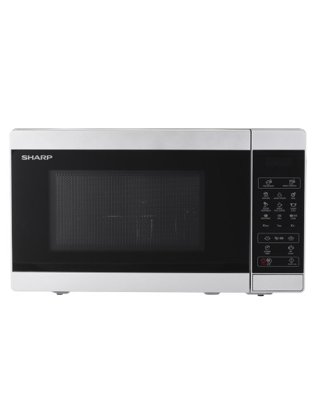 Kuchenka Mikrofalowa Sharp Yc-Mg02E-S (800W  20L  Kolor Srebrny)