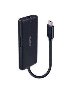 Lindy 43358 Stacja Dokująca Przewodowa Usb 3.2 Gen 1 (3.1 Gen 1) Type-C Czarny