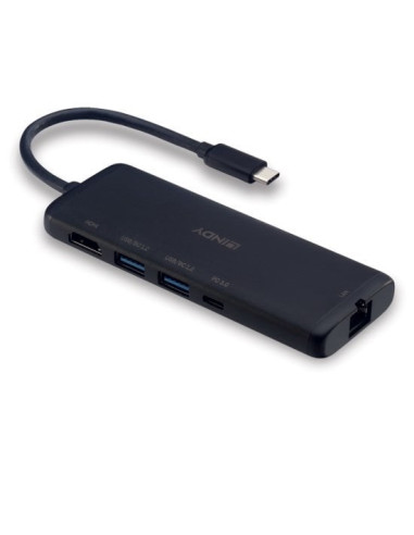 Lindy 43358 Stacja Dokująca Przewodowa Usb 3.2 Gen 1 (3.1 Gen 1) Type-C Czarny