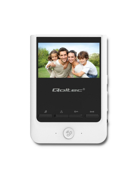 Qoltec Wideodomofon Theon 4 | Tft Lcd 4.3" | Biały