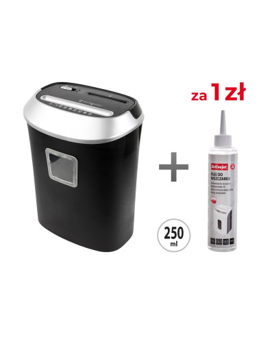 Activejet Niszczarka Ash-1201D + Activejet Olej Do Niszczarek 250Ml Aso-250 Za 1 Zł