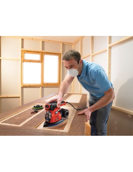 Szlifierka Wielofunkcyjna 220W Walizka Black+Decker