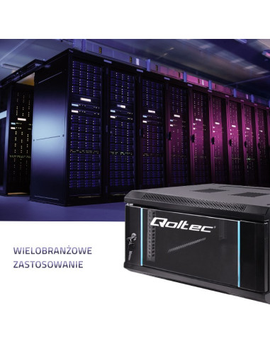 Qoltec Szafa Rack 19" | 4U | 600 X 280 X 450