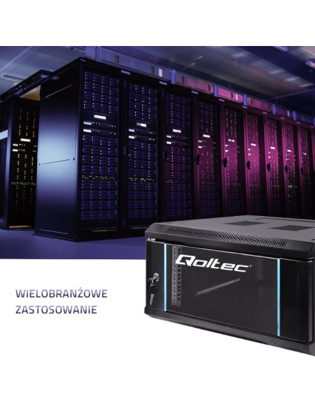 Qoltec Szafa Rack 19" | 4U | 600 X 280 X 450