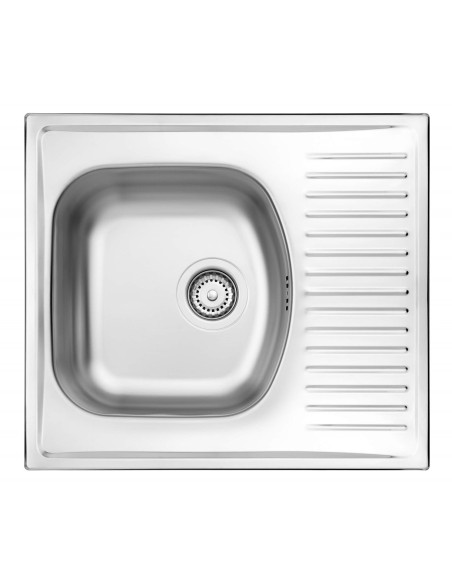 Zlewozmywak Stalowy 1-Komorowy Z Ociekaczem Zmu 3113 5907650856832
