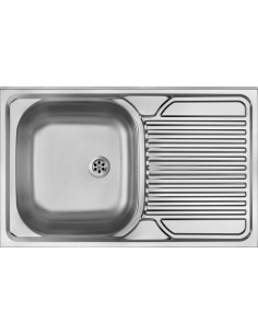 Zlewozmywak Stalowy 1-Komorowy Z Ociekaczem Po Prawej Stronie - Nakładany Zm5 311P 5907650846475