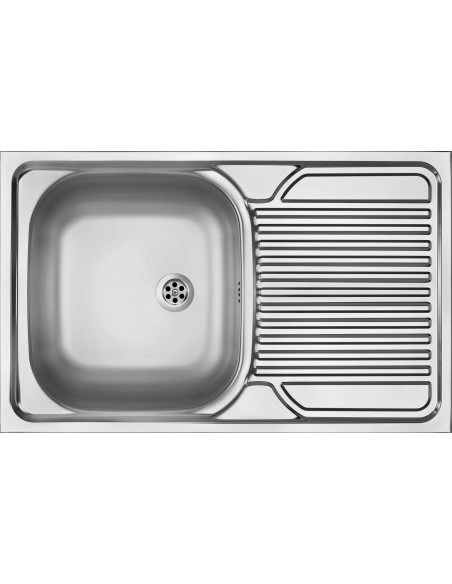 Zlewozmywak Stalowy 1-Komorowy Z Ociekaczem - Nakładany Zm5 3110 5907650845775