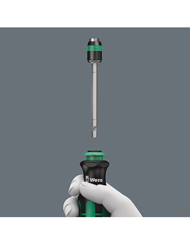 Rękojeść Z Uchwytem Do Grotów 1/4' Z Magnesem + 6 Grotów