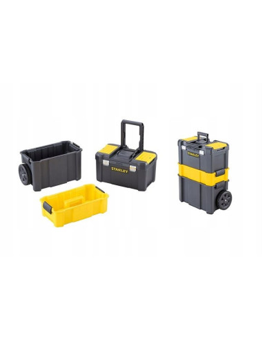 Stanley Essential Twarda Kaseta Na Narzędzie Plastik Szary, Żółty